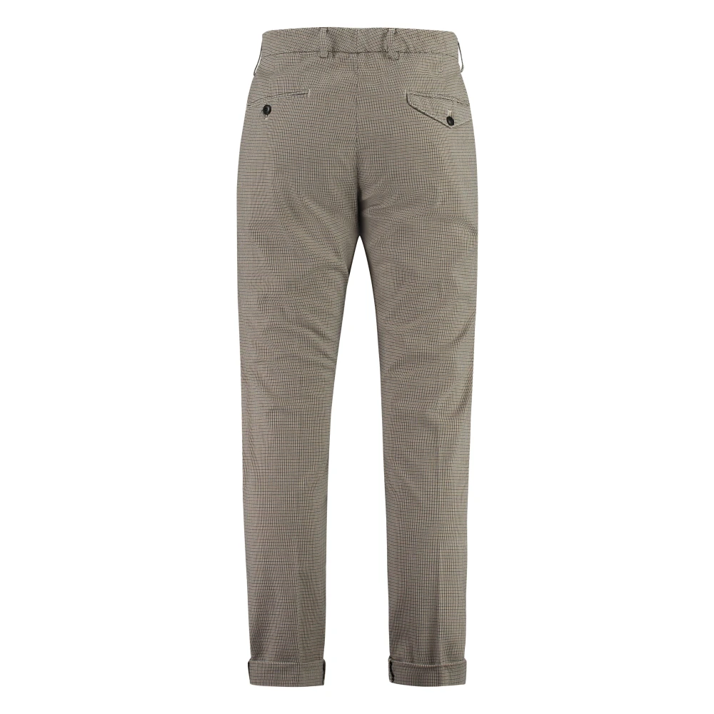 Dondup Prince-of-Wales Geruite Broek Beige Heren