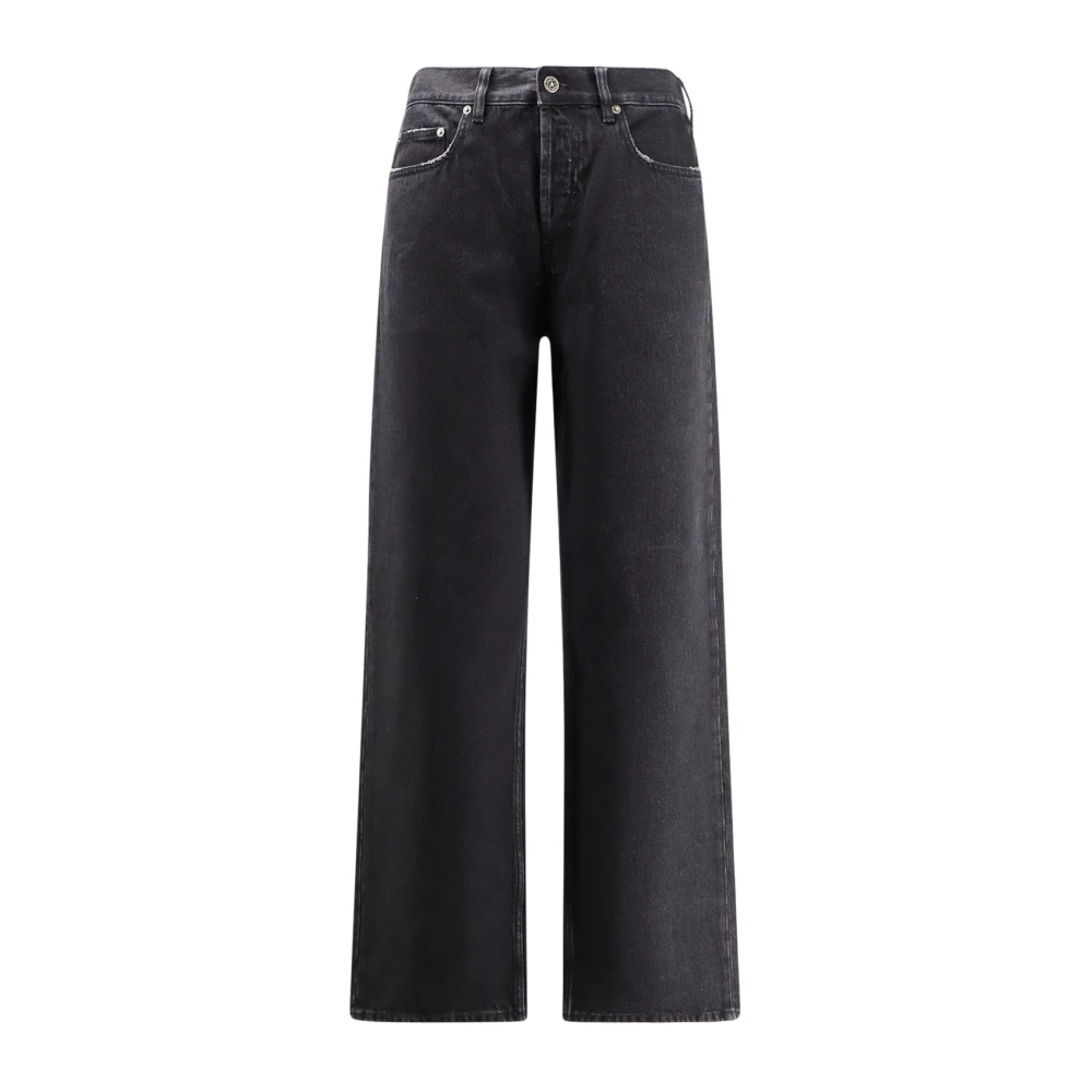 Golden Goose Men's Black Loose Fit Jeans Star Detail - Wide Jeans - W29 - Jeans