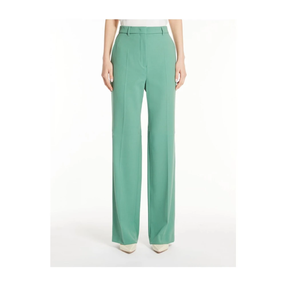 Max Mara Wollen broek Green Dames