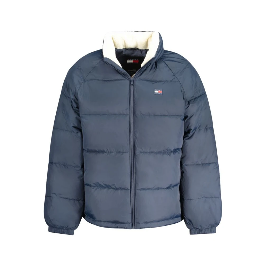 Tommy Hilfiger Blauwe Polyamide Jas Blue Heren