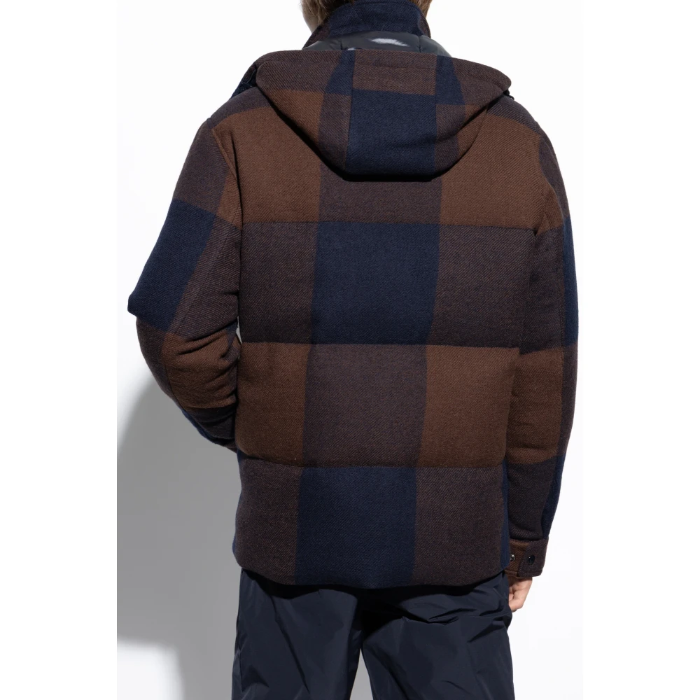 Moncler Donsjack Ladurns Blue Heren