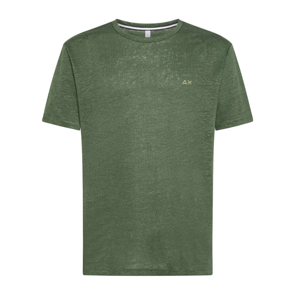 Sun68 T-Shirts Green Heren