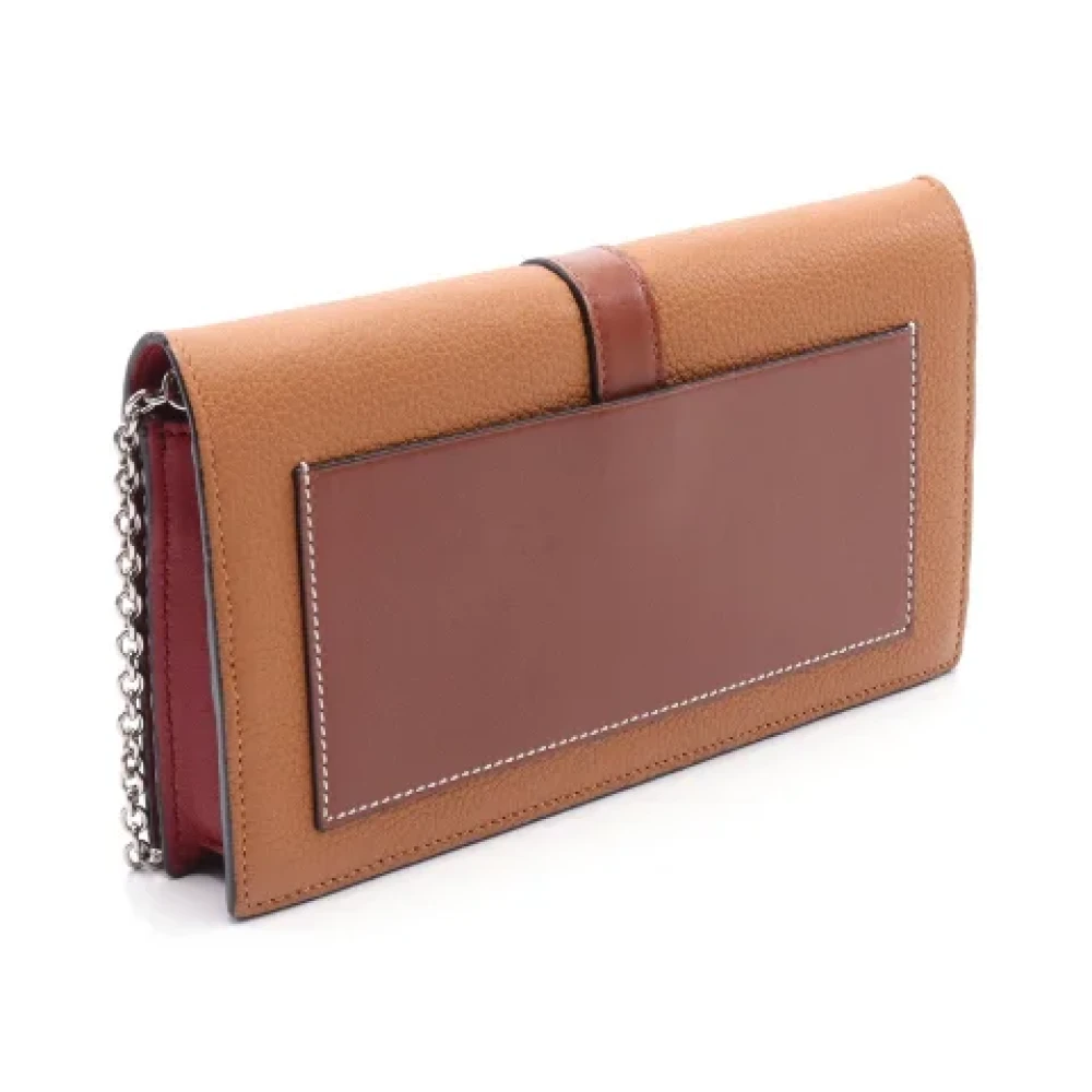 Loewe Pre-owned Leather shoulder-bags Brown Dames