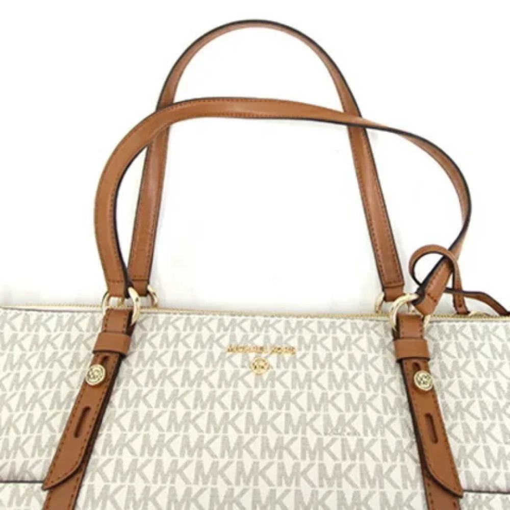 Michael Kors Pre-owned Leather shoulder-bags White Dames