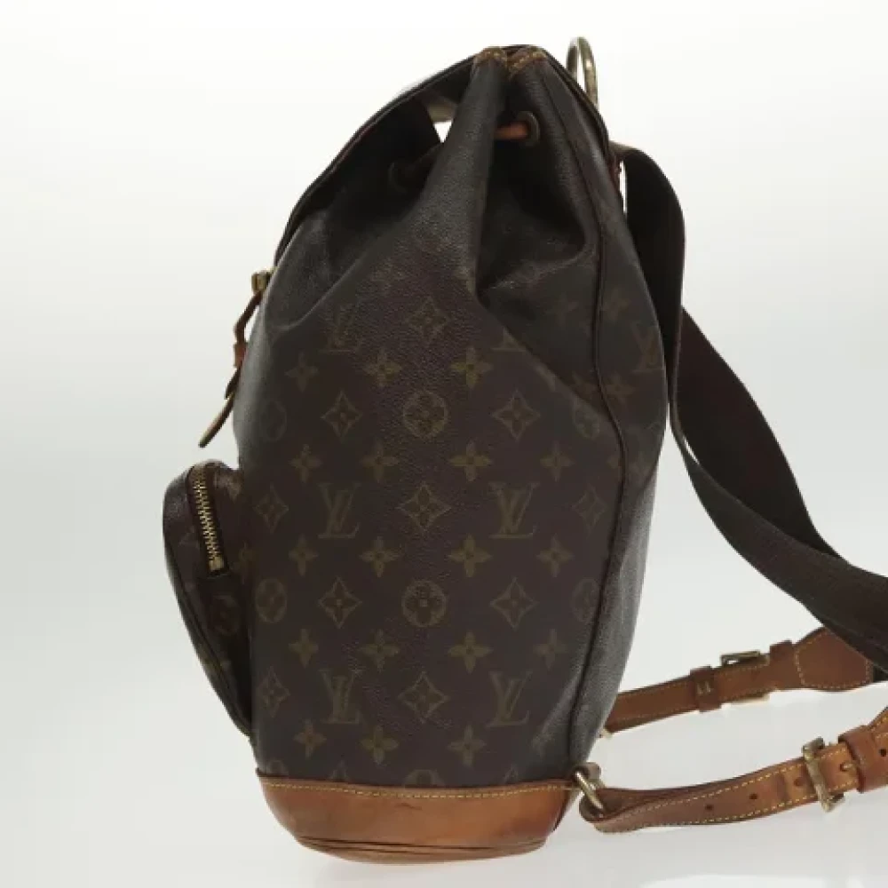 Louis Vuitton Vintage Pre-owned Canvas backpacks Brown Dames