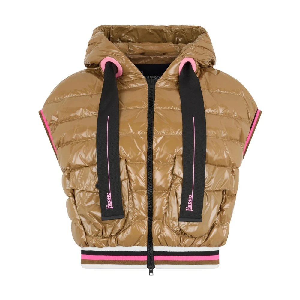 Herno Donna Marrone Giacche, L, New,