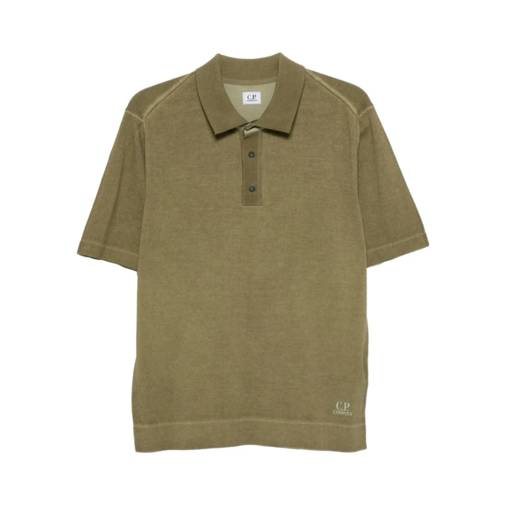 C.p. Company Men's Green Polo - Polo Shirts - Xl - Tops