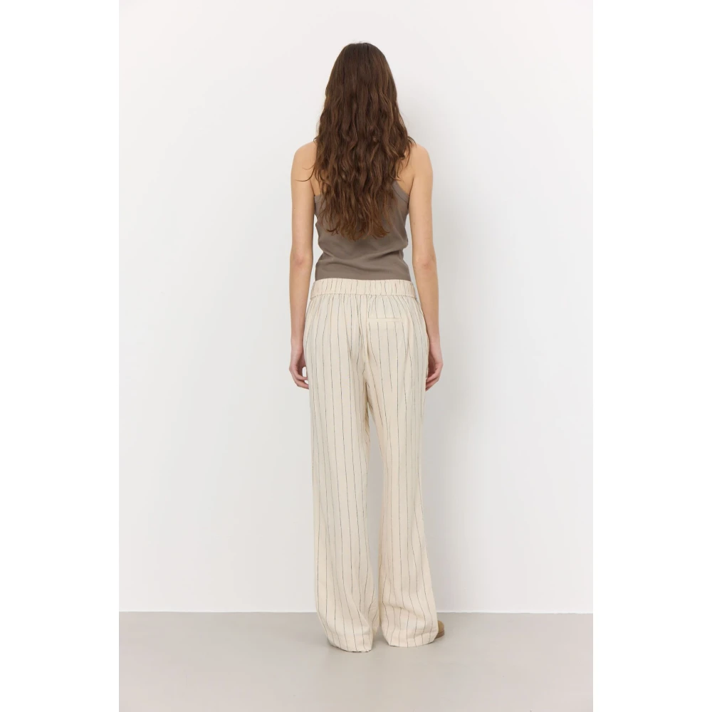 Levete Room Guddi 1 Broek in Turtledove Combi Beige Dames