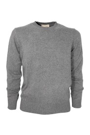 CASHMERE COMPANY Maglia Uomo Girocollo Lana e Cashmere Colore 126 Grigio