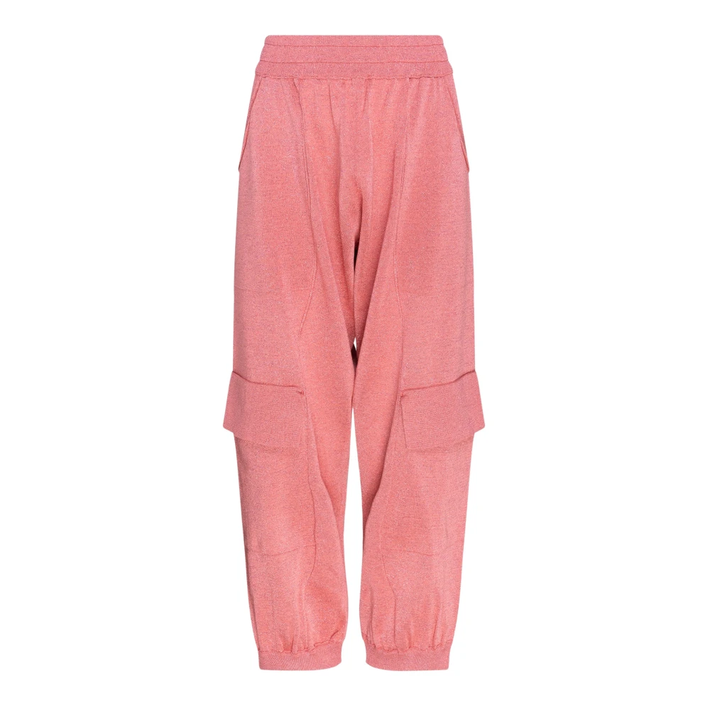 Circus Hotel Roze Cargo Broek met Lurex Pink Dames