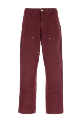burgundy-denim-double-knee-pants