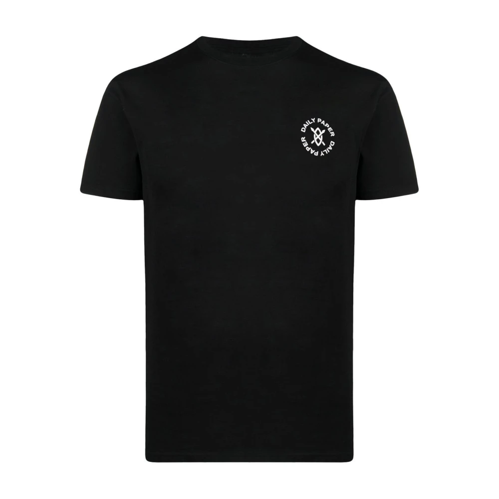 Daily Paper T-shirt met bedrukt logo Black Heren