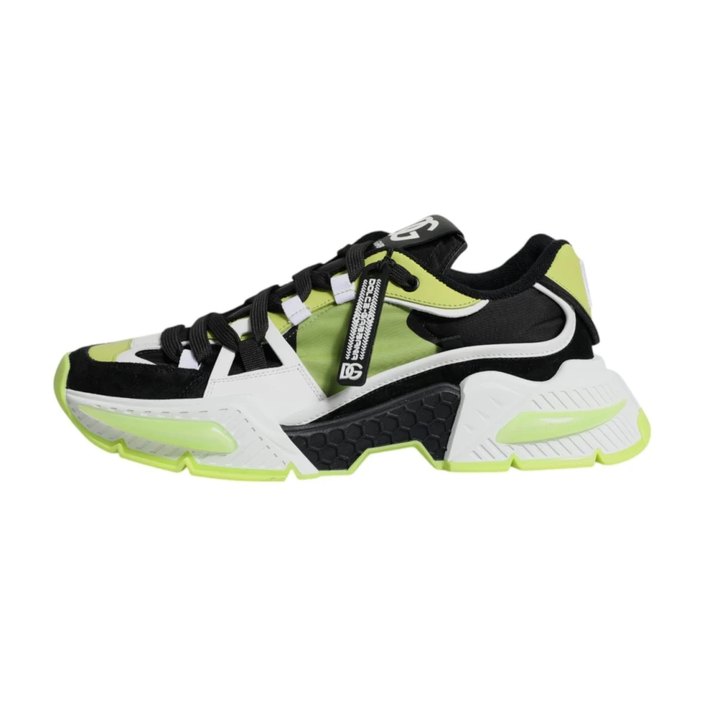 Dolce & Gabbana Men's Multicolor Sneakers, 5 Uk, Chunky Sole Trainers