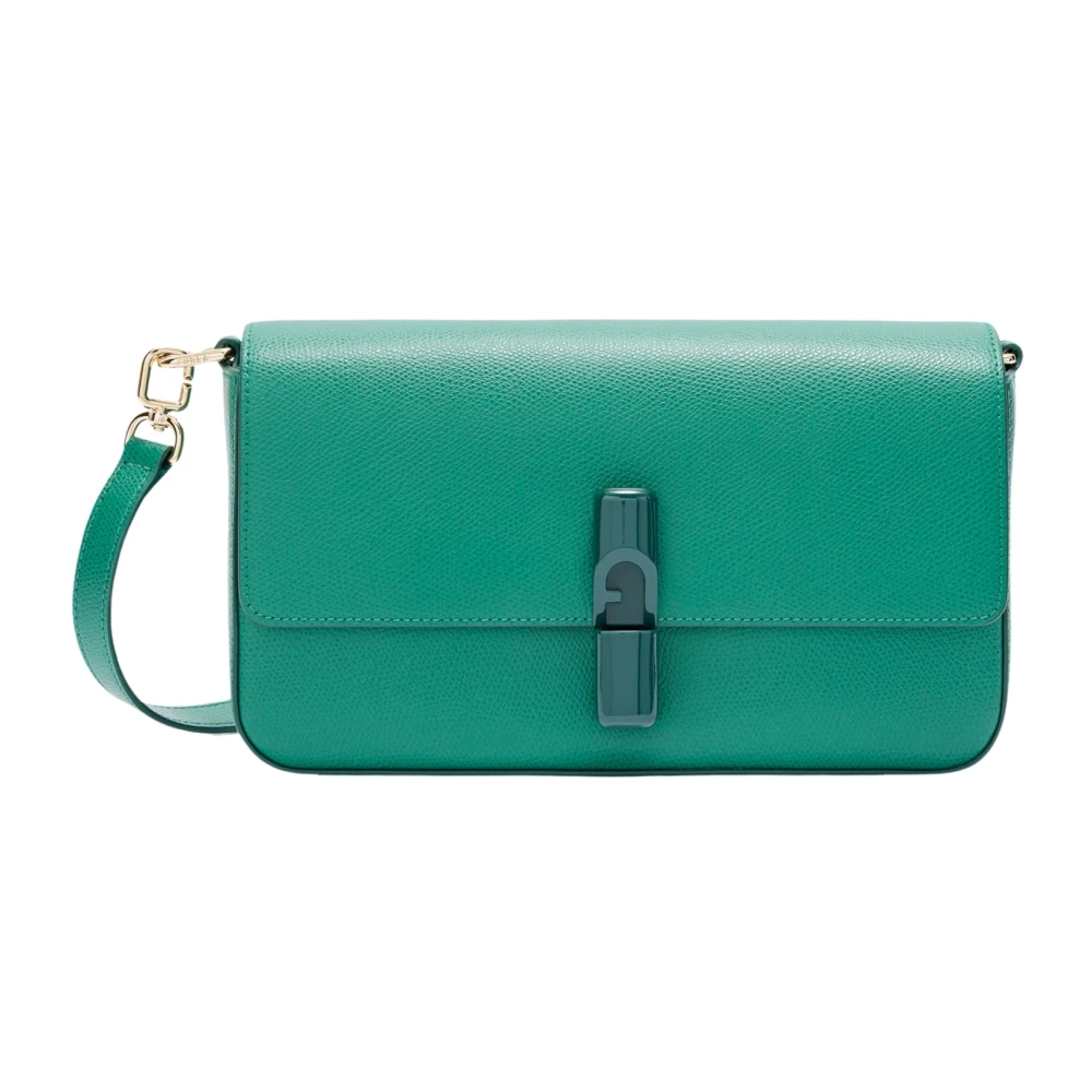 Furla Women's Green Cross Body Bags, One Size, Iride Crossbody
