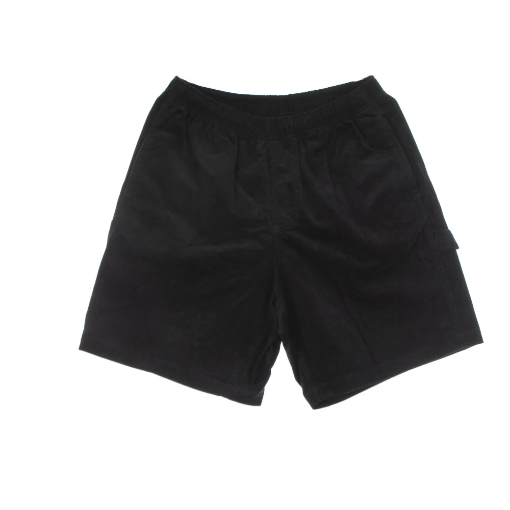 Obey Zwarte Timmerman Shorts met Gereedschapskoord Black Heren
