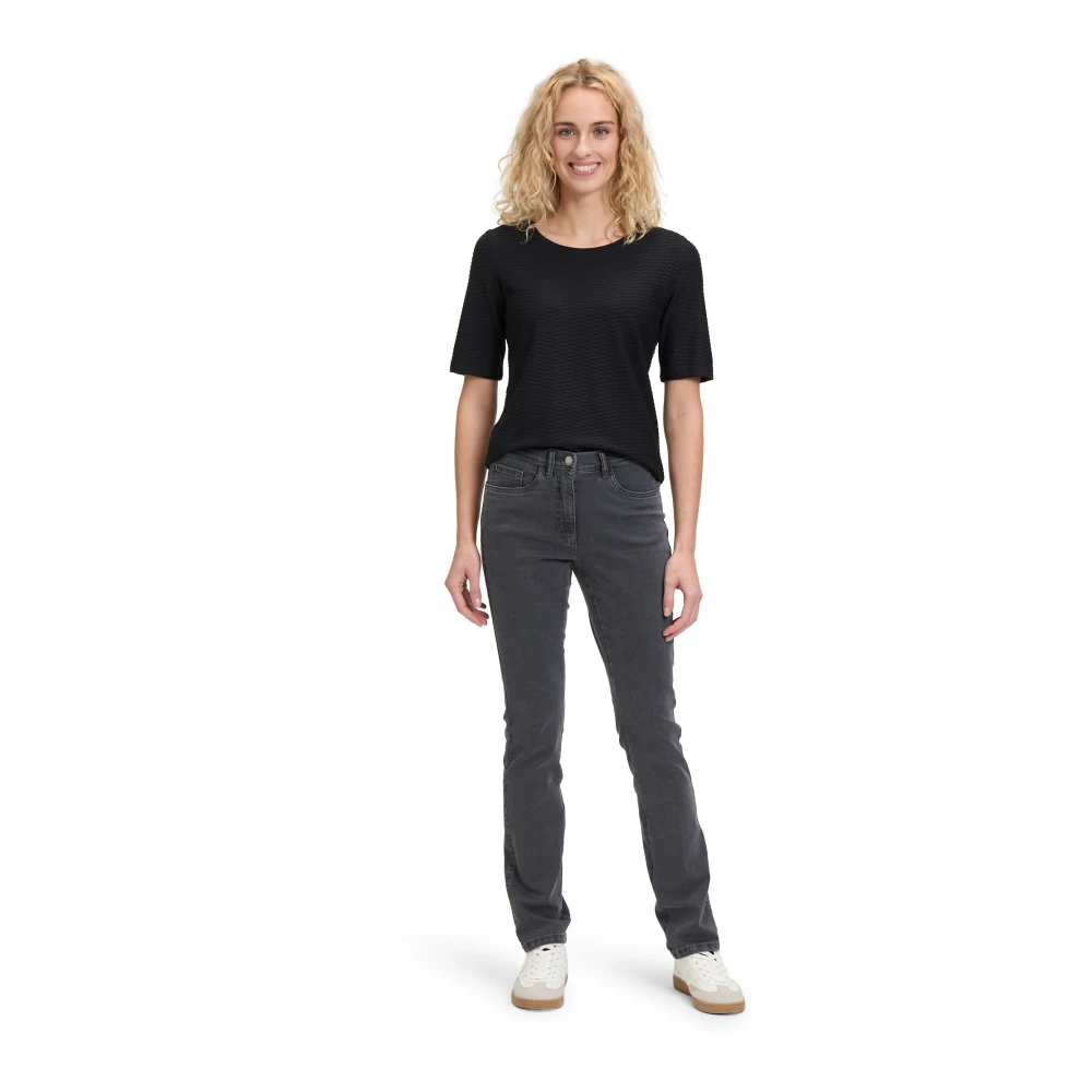 Betty Barclay Moderne Slim-Fit Stretch Broek Blue Dames