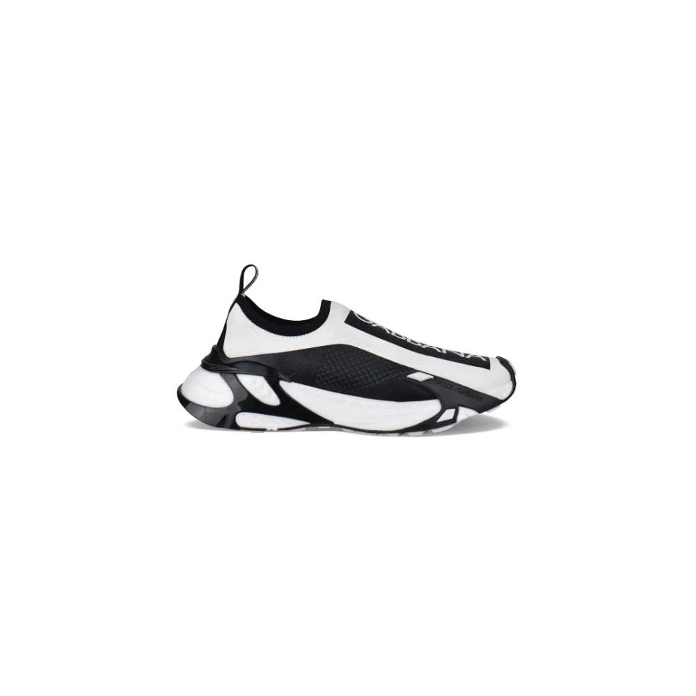 Dolce & Gabbana Stretch Mesh Fast Sneakers Heren Schoenen Zwart