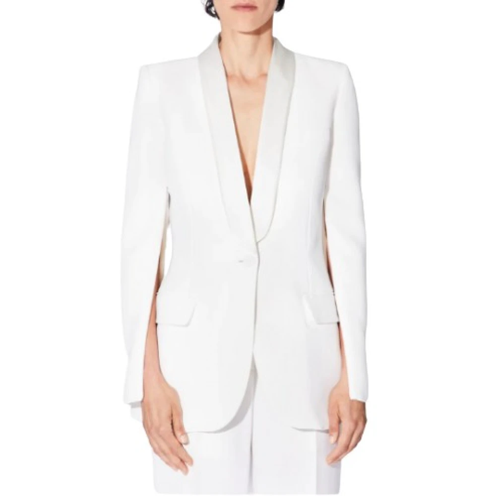 Barbara Bui Witte Satijnen Luxe Mode Vest White Dames