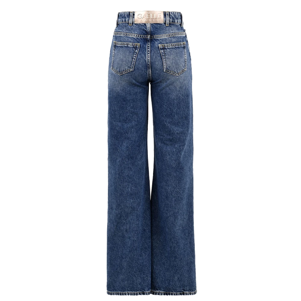 Gaëlle Paris Blauwe Broek Gaabw00327 Bl01 Model Blue Dames