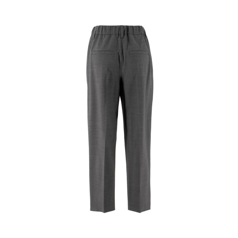 BRUNELLO CUCINELLI Slim-fit Trousers Gray Dames