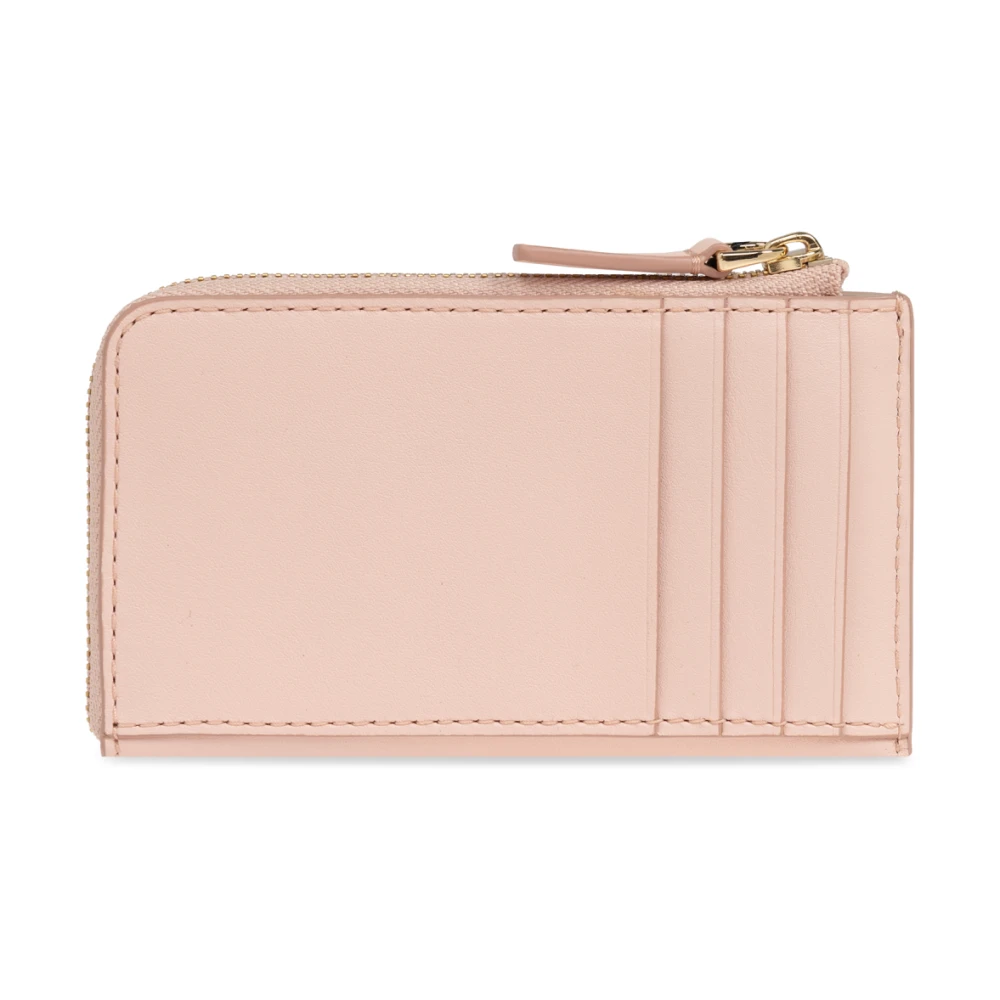 Marc Jacobs Leren portemonnee 'The J Marc' Pink Dames