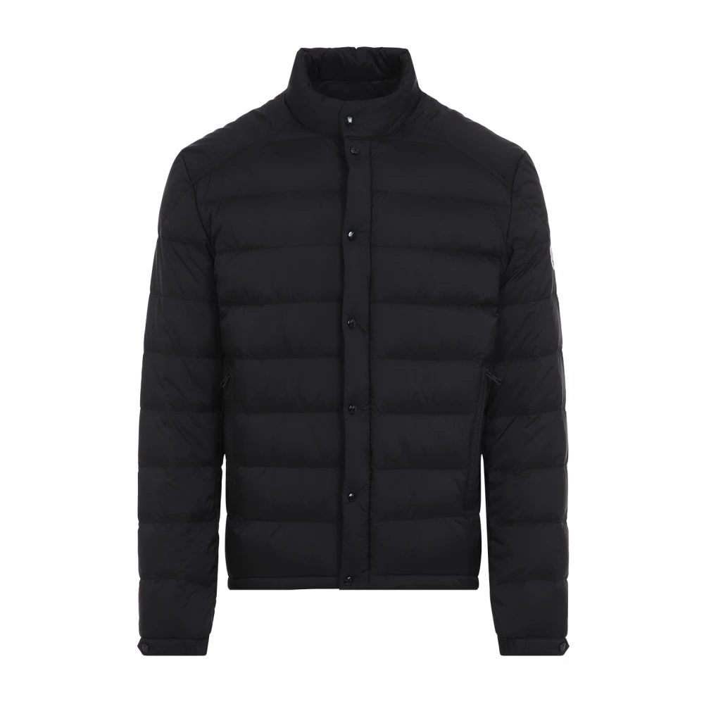 Moncler Zwarte Selves Jas voor Mannen Black Heren