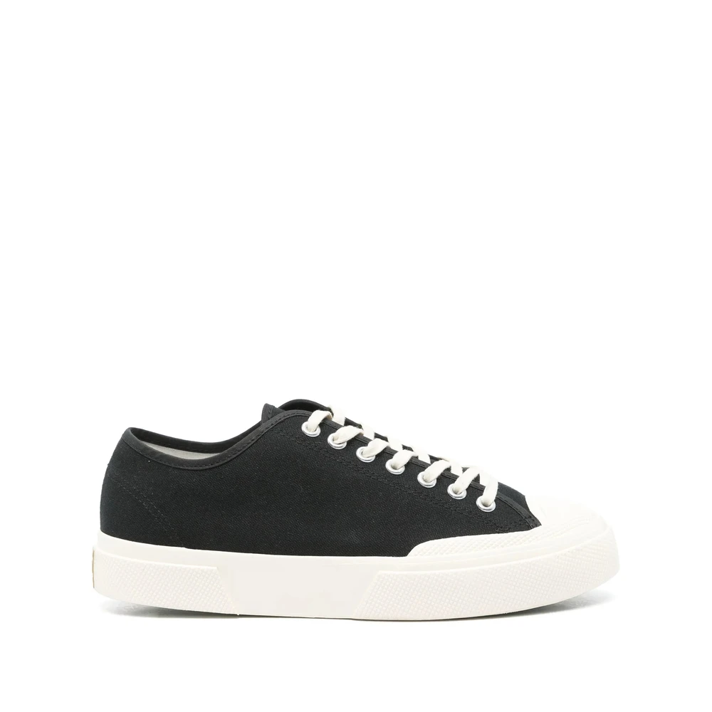 Superga Men's Black Sneakers, 9 Uk, Lace-Up Flatform Trainers