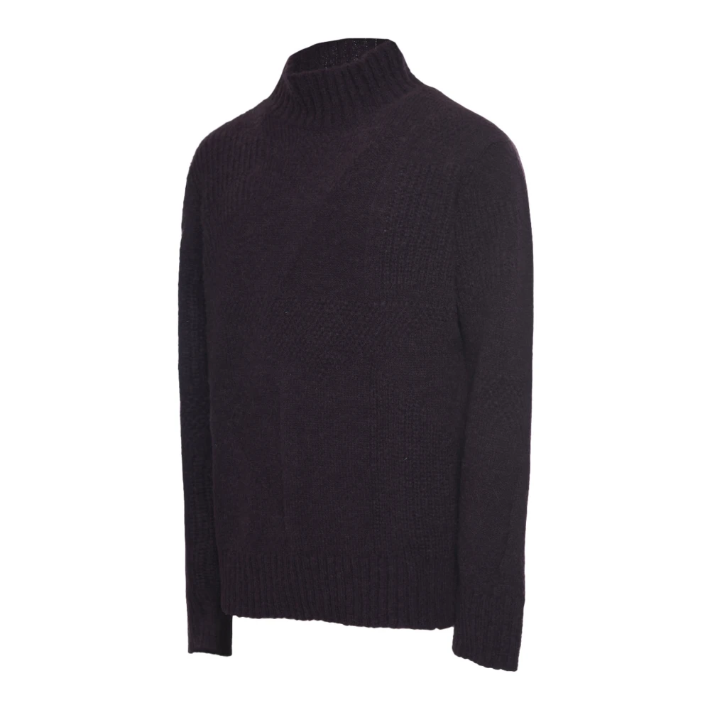 Costumein Stijlvolle Gebreide Trui X72 Julien Lapo Purple Heren
