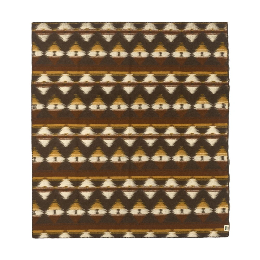 Sebago Bruine Off-White Gele Sjaal Multicolor Dames