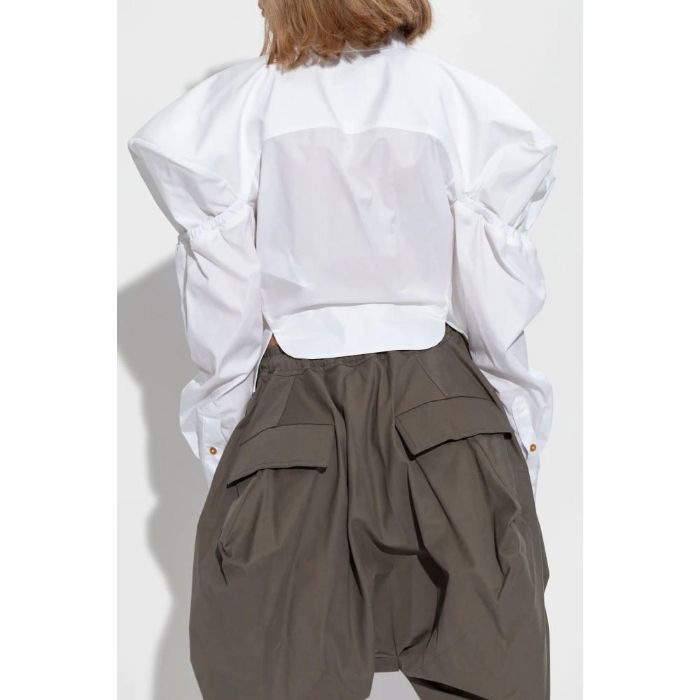 Vivienne Westwood Shirt met pofmouwen White Dames