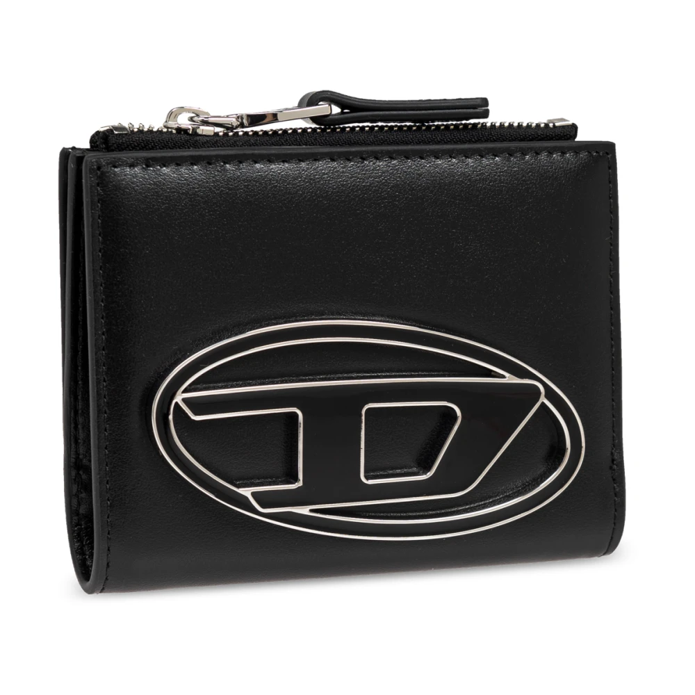 Diesel Portemonnee 1DR Bi-Fold ZIP II Black Dames