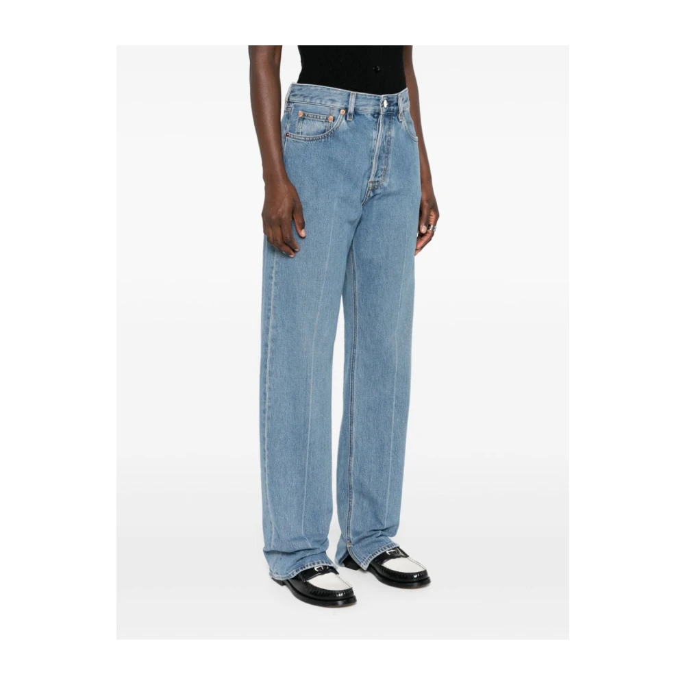 Gucci Straight Leg Denim Pant Blue Dames