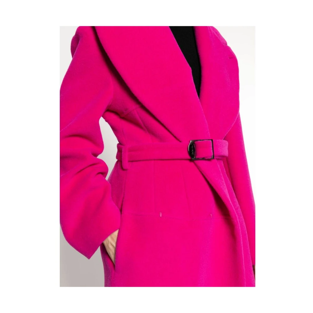 Tom Ford Fuchsia Roze Faux-Bont Ceintuurjas Pink Dames
