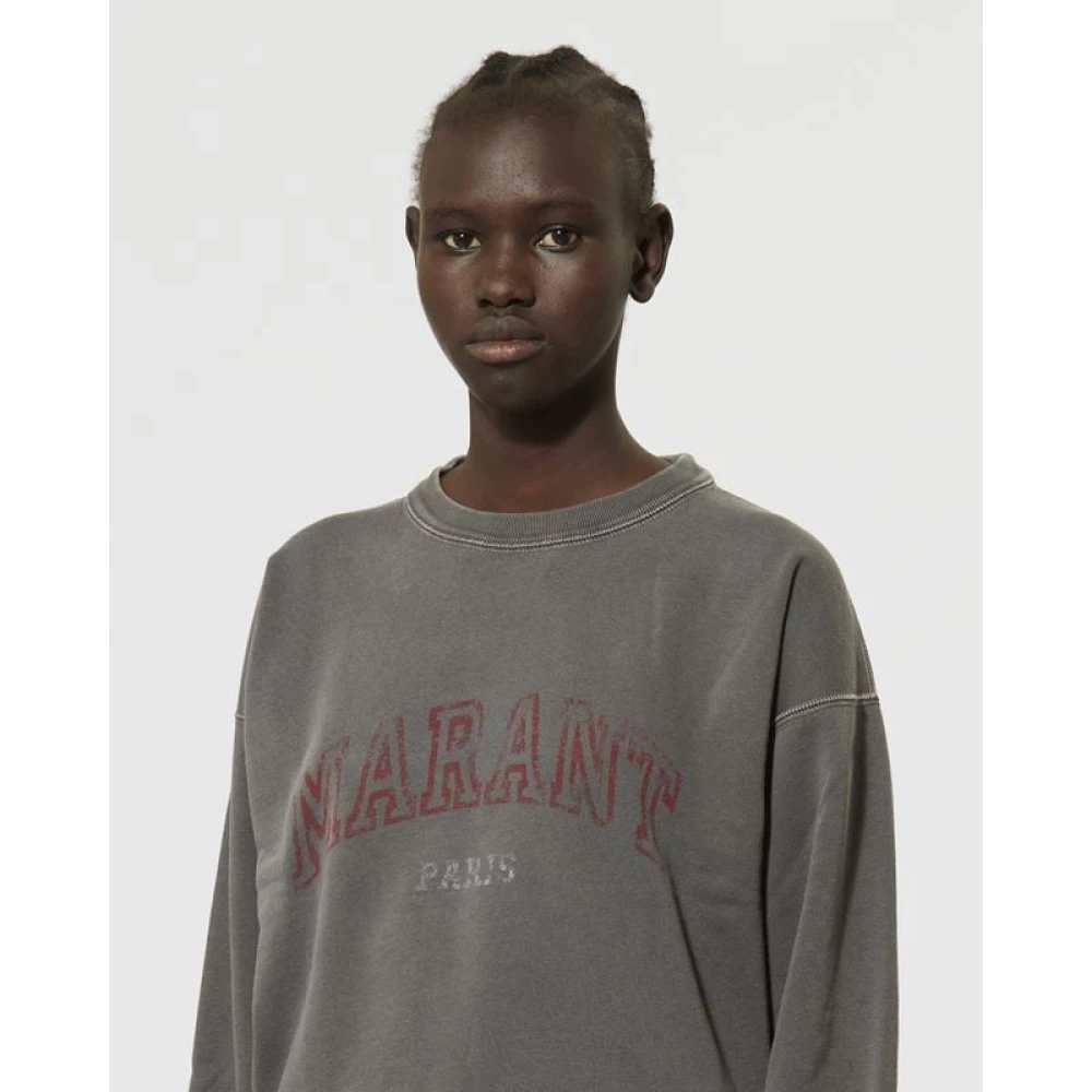 Isabel Marant Étoile Stijlvolle Sweatshirts voor Dagelijks Comfort Gray Dames