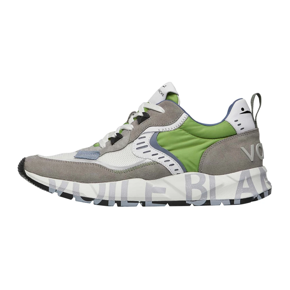 Voile Blanche Suede and technical fabric sneakers Club01. Heren Schoenen Grijs