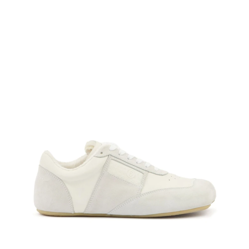 Mm6 Maison Margiela Uomo Bianco - Sneakers Bianche Con Design A Pannelli - Shoes - 40 Eu