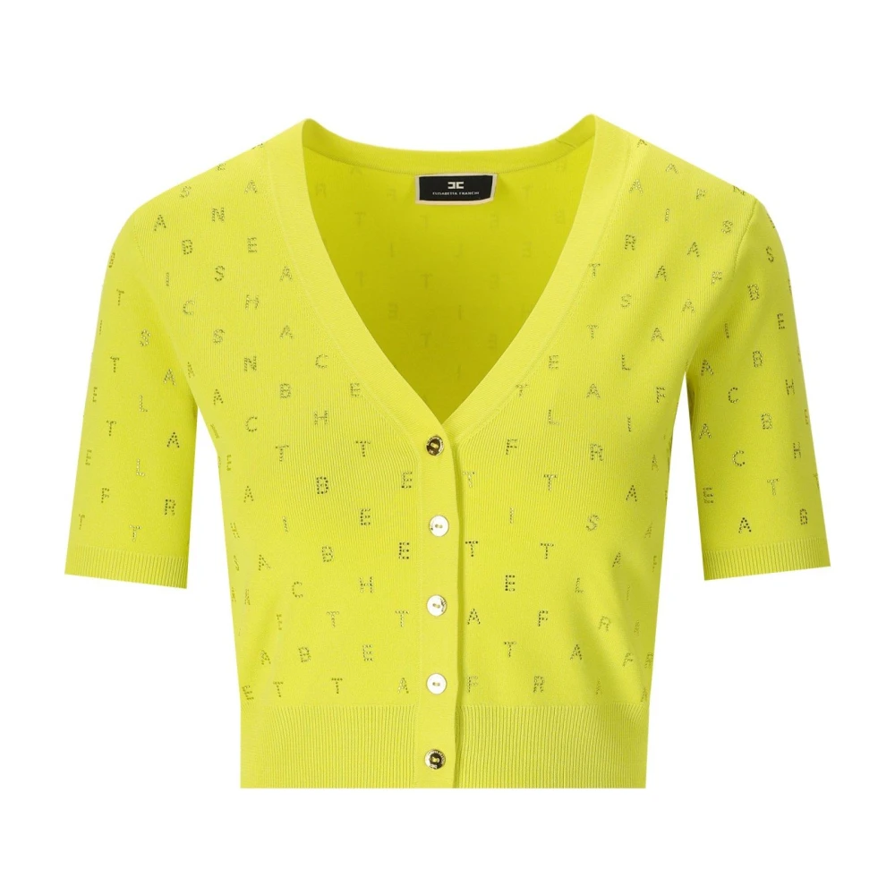 Knitwear > Cardigans - - Elisabetta Franchi - Modalova