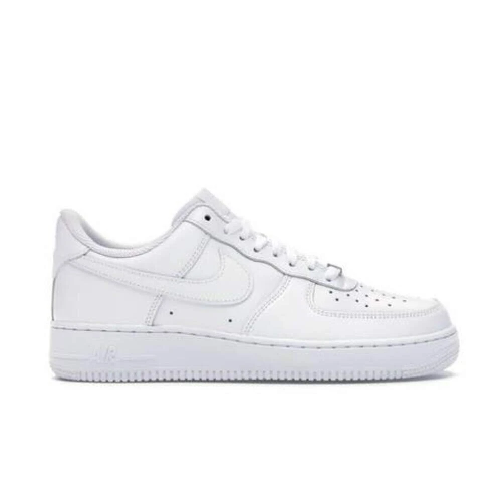 Nike Men's White Skateboarding, 10 Uk, Air Force 1 '07 Trainers