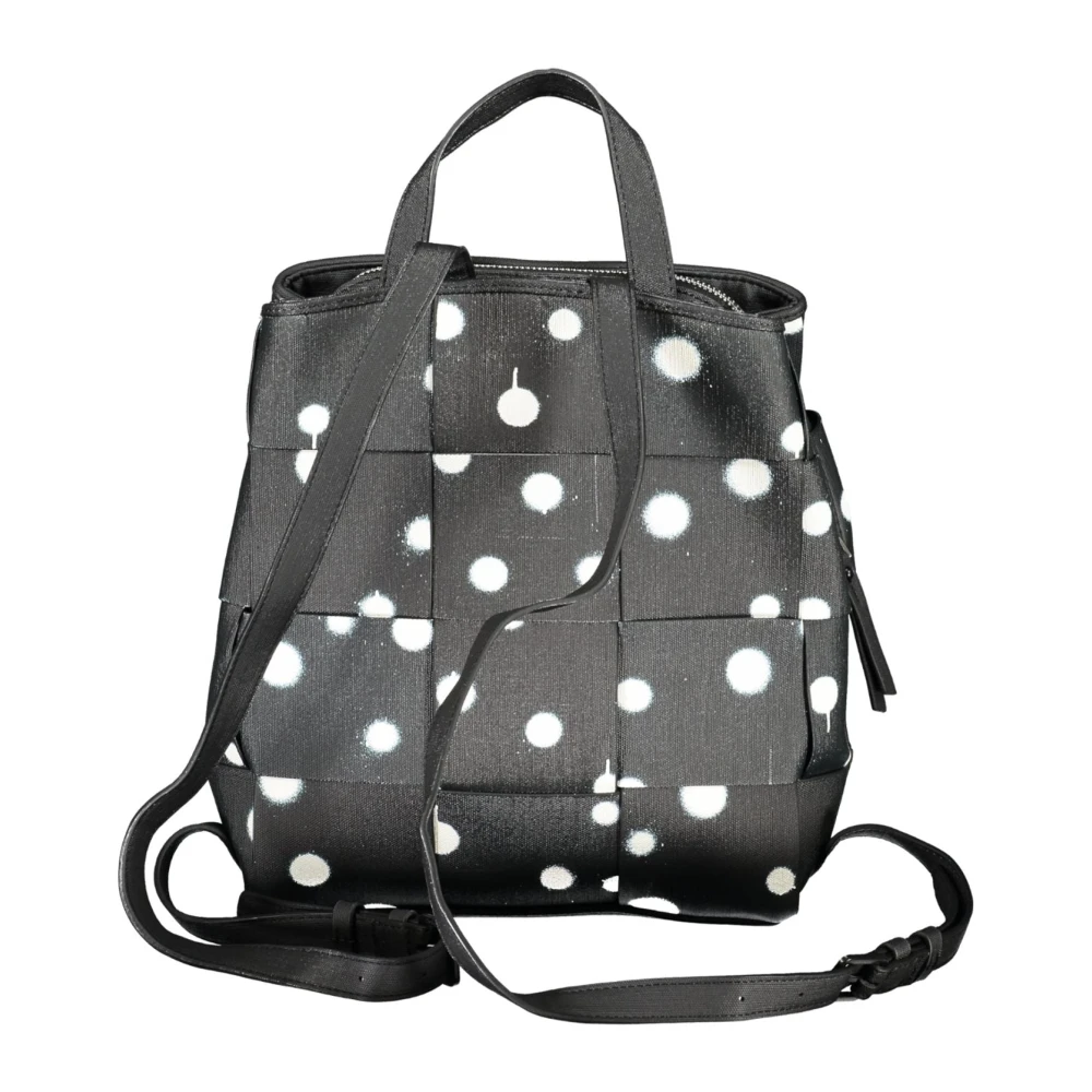 Desigual Zwarte rugzak met verstelbare bandjes Gray Dames