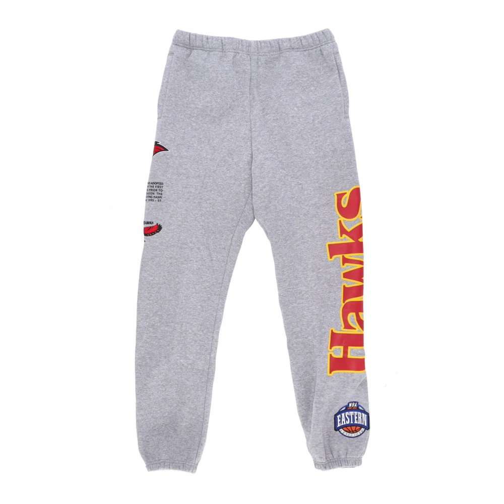 Mitchell & Ness NBA Team Origins Fleece Pant Gray Heren