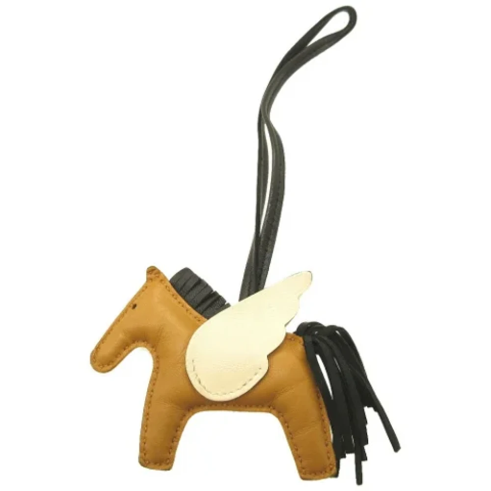 Hermès Vintage Pre-owned Fabric key-holders Beige Dames