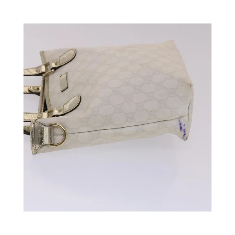 Gucci Vintage Pre-owned Canvas handbags White Dames