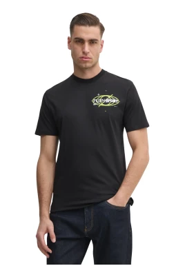 Bomull T-shirt Rund Hals SS Logotyper