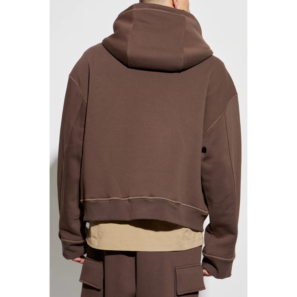 Dsquared2 Sweatshirt met logo Brown Heren