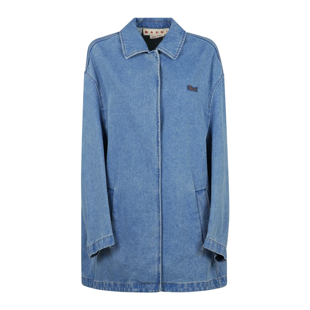 Marni Stijlvolle Jas voor Alle Gelegenheden Blue Dames
