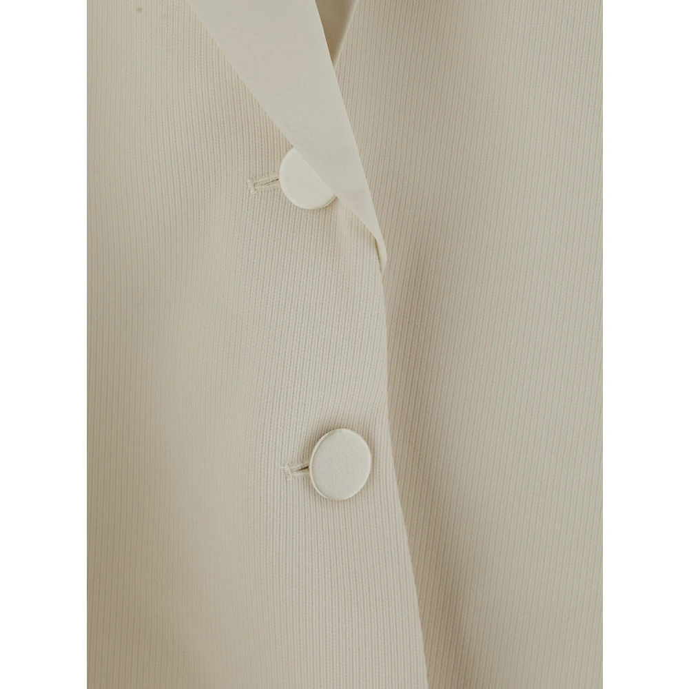 Del Core Wollen jas White Dames