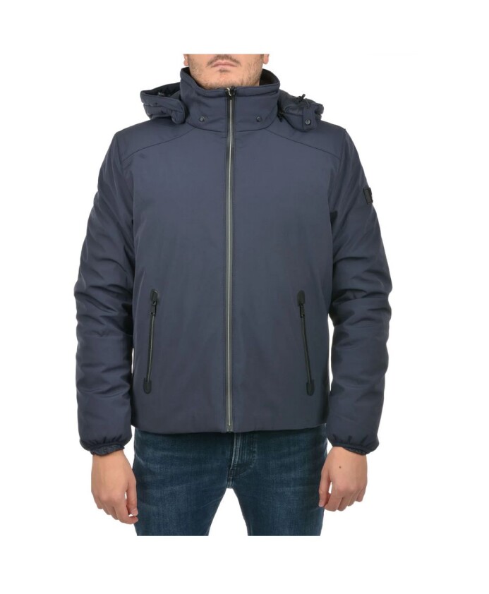 doudoune-bleue-en-nylon-avec-capuche
