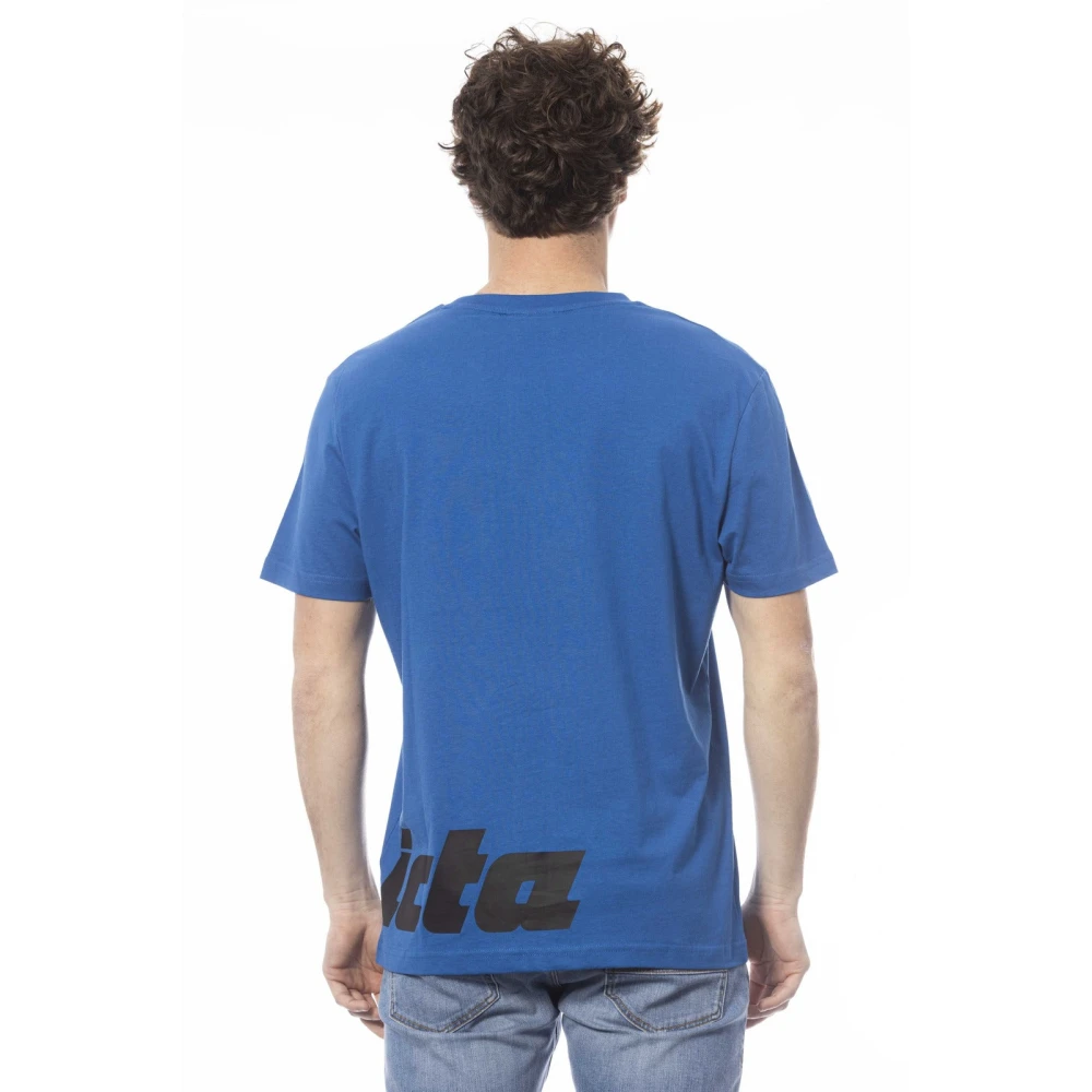 Invicta Ronde hals korte mouw T-shirt Blue Heren
