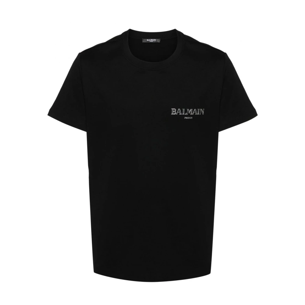 Balmain - Tops > T-Shirts - Black - Balmain - Modalova