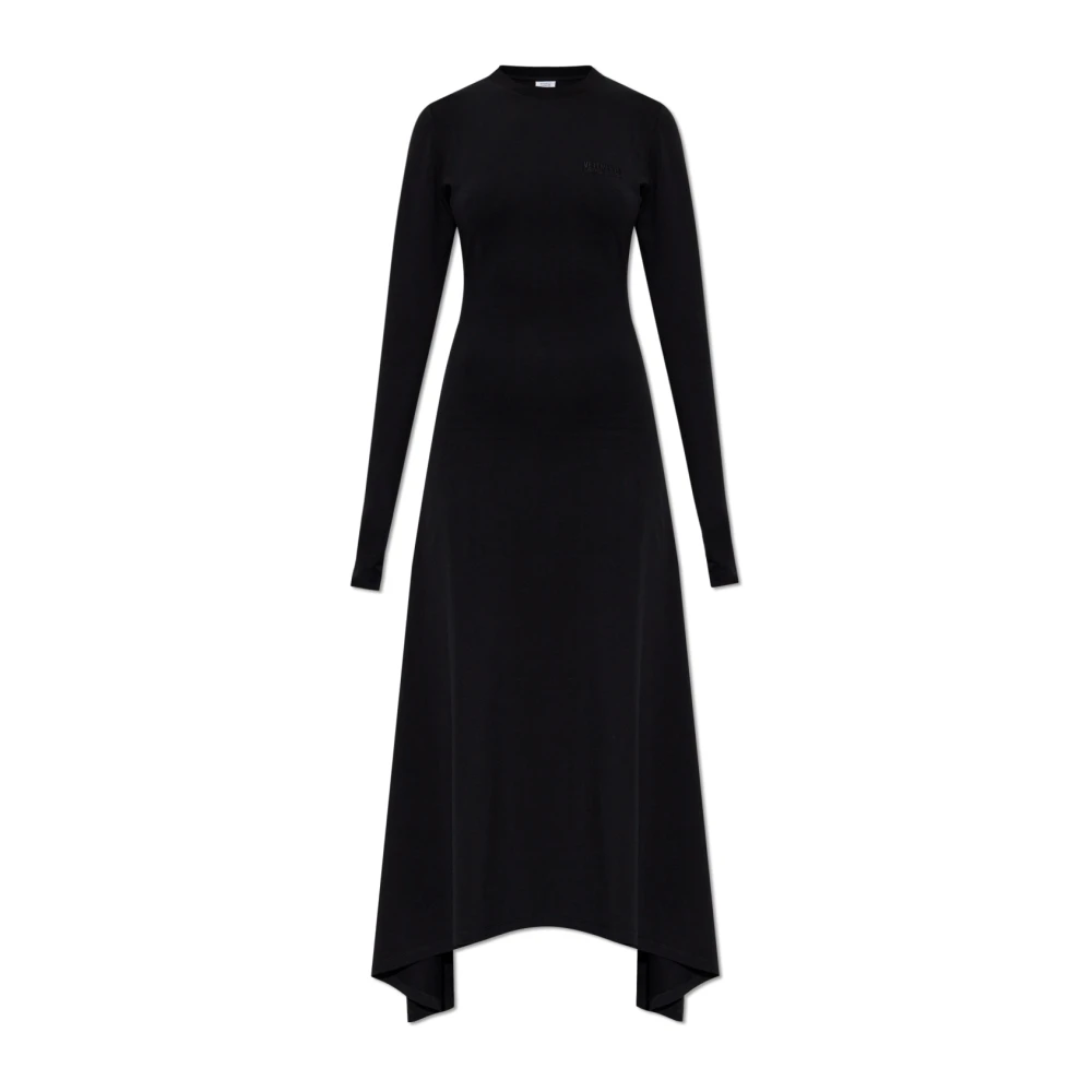 Vetements Jurk met logo Black Dames